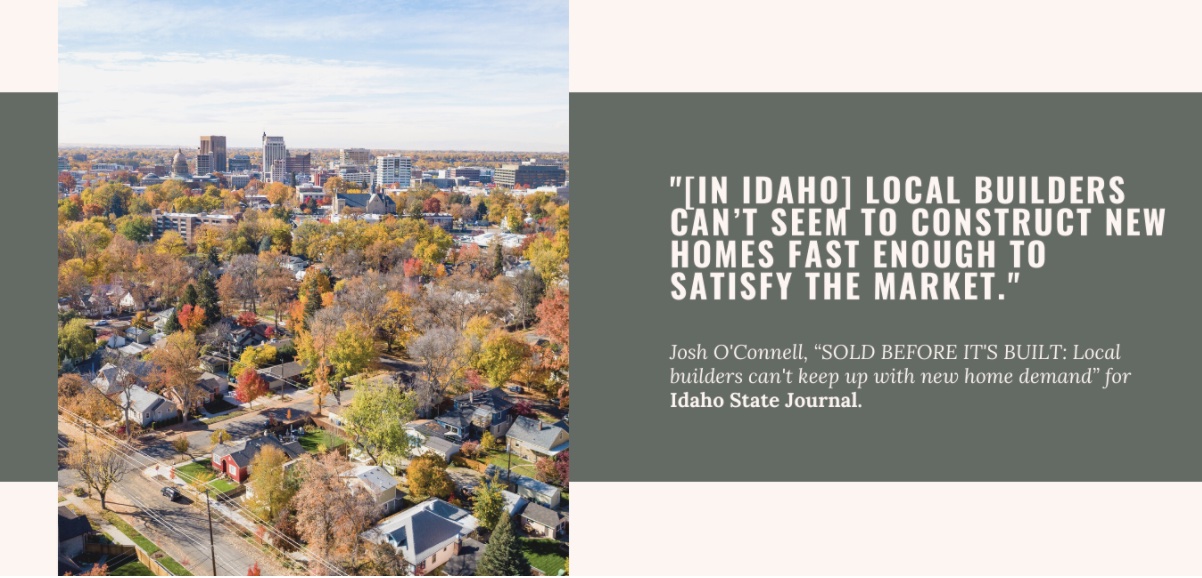 Out of State Buyers Are Driving Up Demand in Idaho