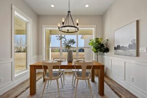 dining-room A Detached Dining Room, Alluding to the Defined Space Aspect of Two-Story Houses