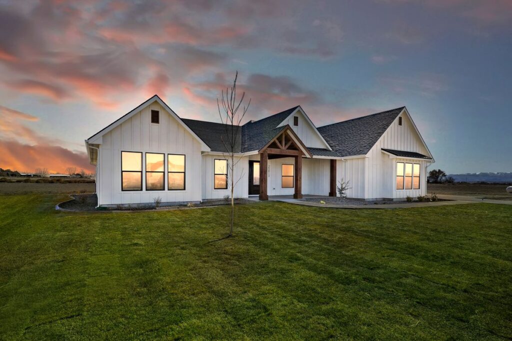 An exterior image of a home