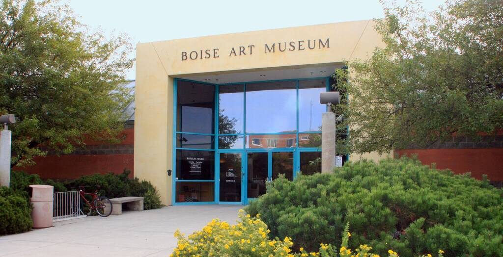 Entrance to the Boise Art Museum in downtown Boise, Idaho