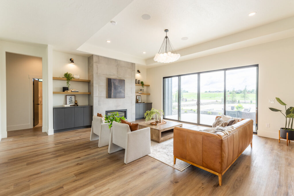 Contemporary Modern Interior Design built by Dustin Riggs with Idaho Impact Homes